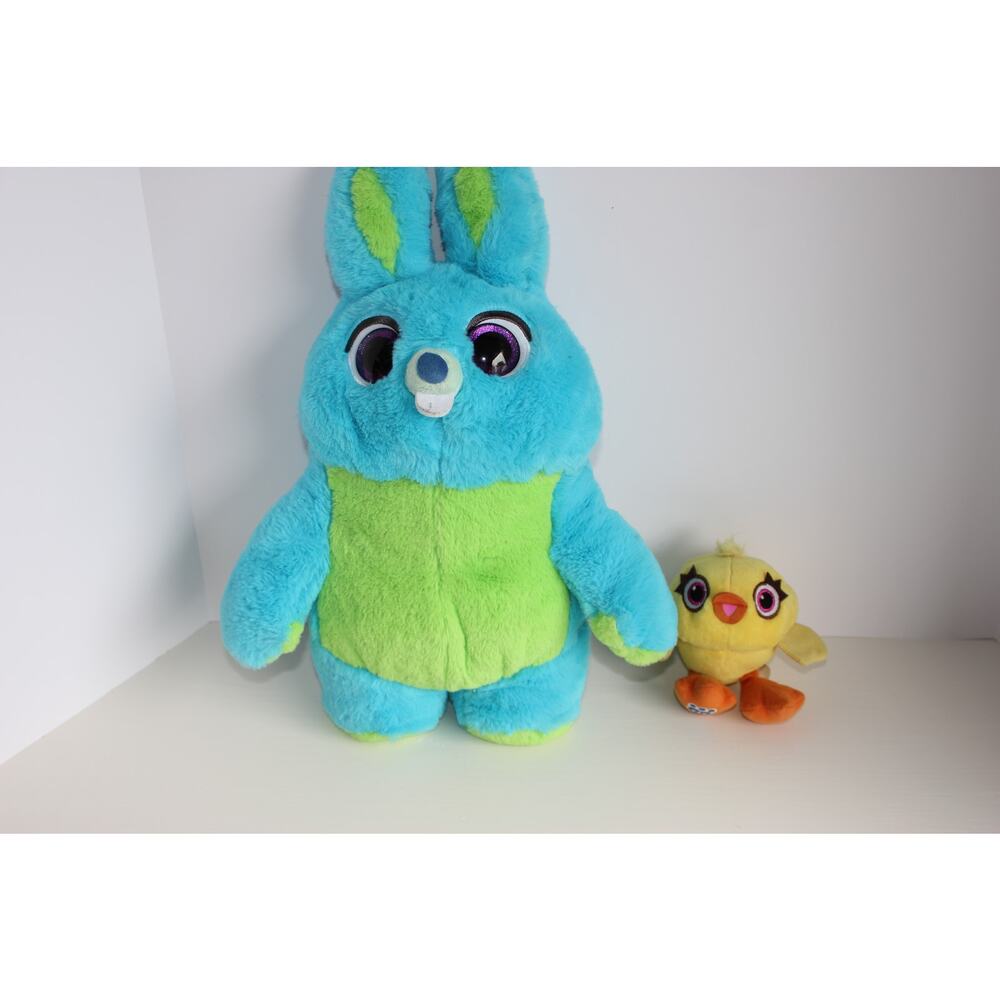 Disney Store Toy Story 4 Bunny & Ducky Talking Plush